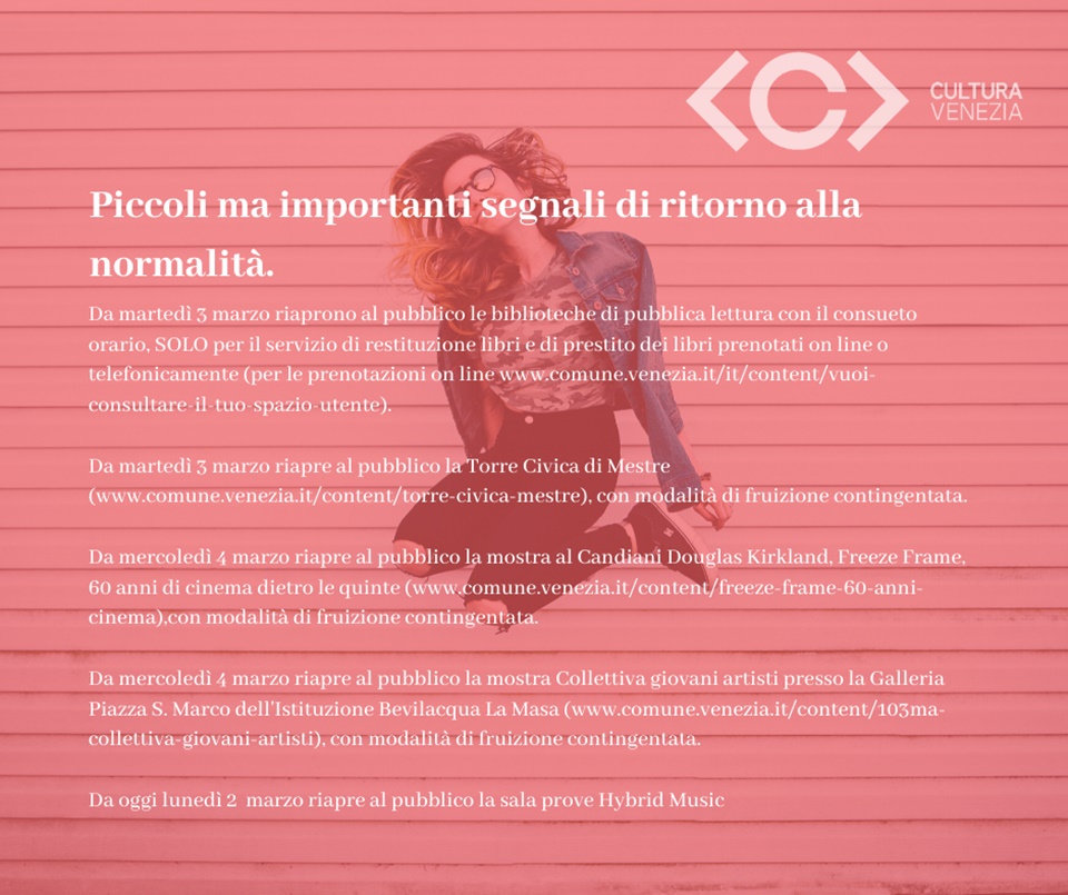comunicato settore Cultura